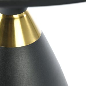 Kohvilaud MORELIA, roheline marmor / must / kuld