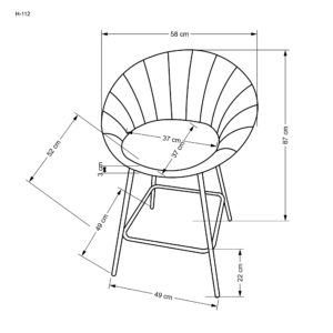 2010001196242_16 Baaritool EMRALD, tume roheline / kuldne