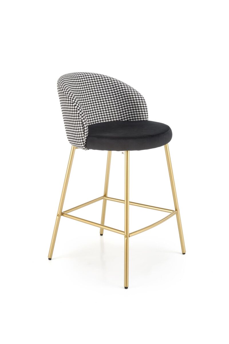 Baaritool ECLIPT, must / valge