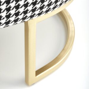 HARMONY pink bench koos hoiufunktsiooniga, must / valge / kuldne