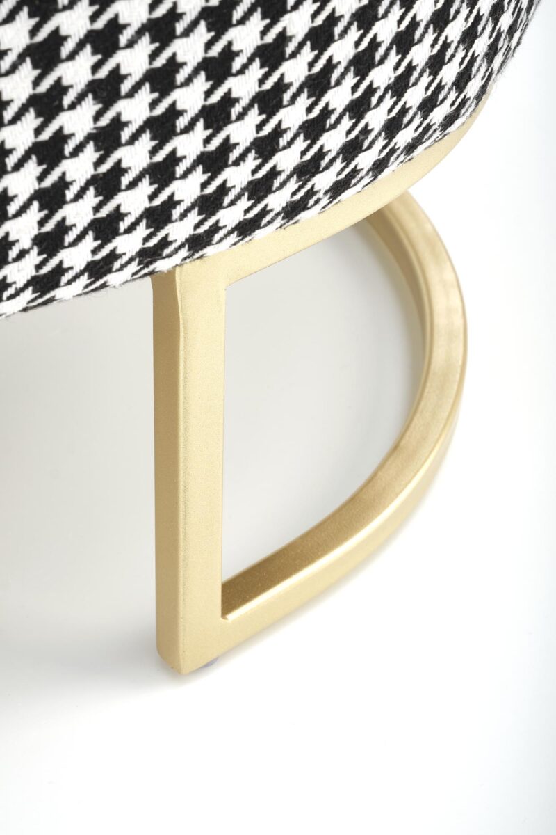 HARMONY pink bench koos hoiufunktsiooniga, must / valge / kuldne