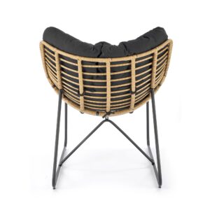 Tugitool  WHISPER, must / naturaalne puit