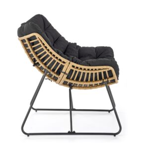 Tugitool  WHISPER, must / naturaalne puit