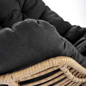 Tugitool  WHISPER, must / naturaalne puit