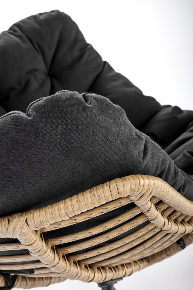 Tugitool  WHISPER, must / naturaalne puit