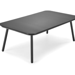 Aiamööbel ROCCAR (diivan + 2 tooli + kohvilaud), tumehall / helesinine