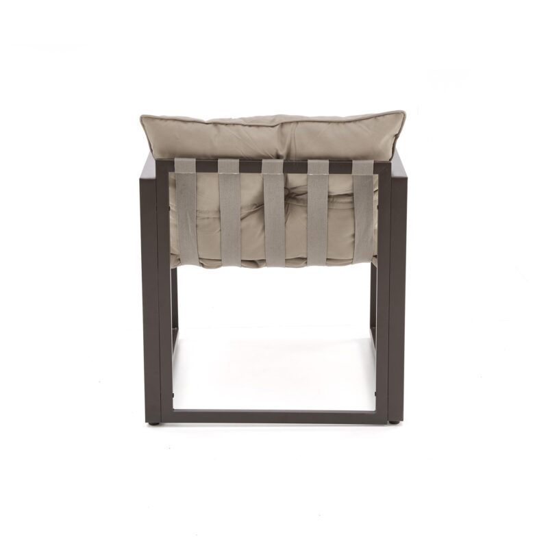 Aiamööbel SHARON (diivan + 2 tooli + kohvilauad), pruunikas