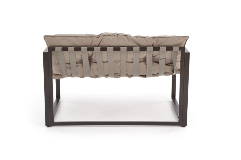 Aiamööbel SHARON (diivan + 2 tooli + kohvilauad), pruunikas