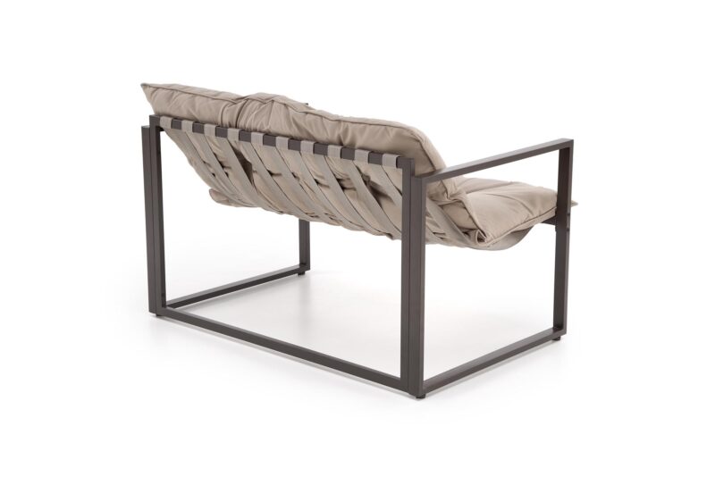 Aiamööbel SHARON (diivan + 2 tooli + kohvilauad), pruunikas