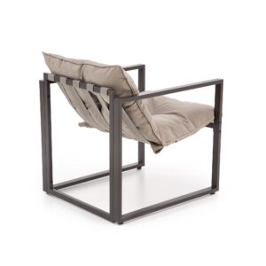 Aiamööbel SHARON (diivan + 2 tooli + kohvilauad), pruunikas