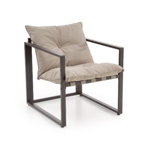 Aiamööbel SHARON (diivan + 2 tooli + kohvilauad), pruunikas