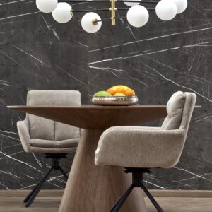 Ümar söögilaud HENDERSON, pähkel