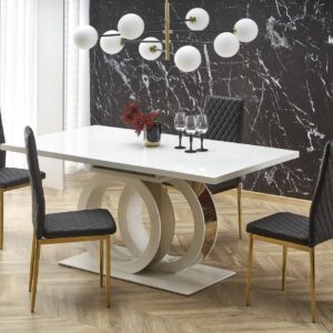Söögilaud GALARDO, valge / kuld