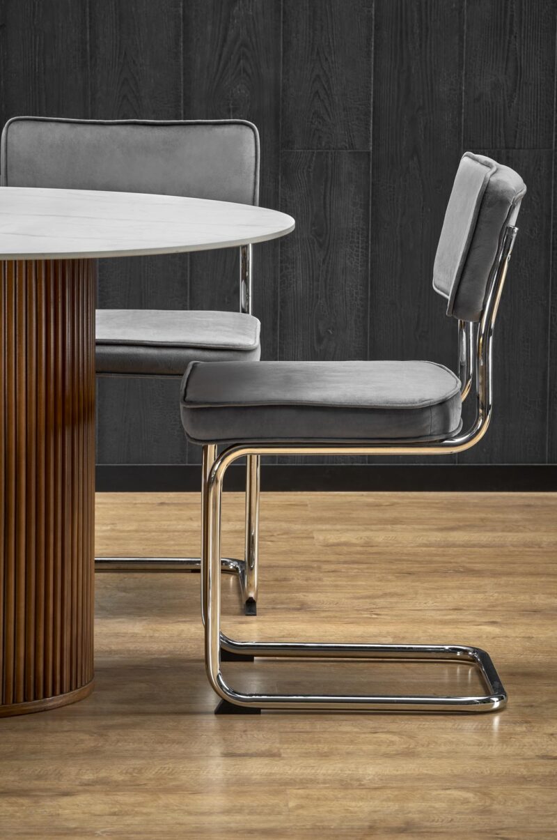 2010001196662_4 Ümmargune söögilaud AURVIERA, valge marmor