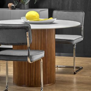 Stacked from 3 images. Method=C (S=4) Ümmargune söögilaud AURVIERA, valge marmor