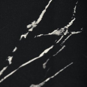 Ümmargune Söögilaud MOLVER, must marmor / must / kuldne