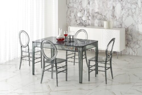 Söögilaud GOMEZ, suitsutatud klaas