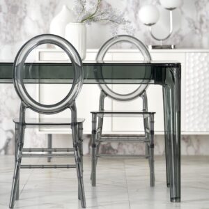 Söögilaud GOMEZ, suitsutatud klaas