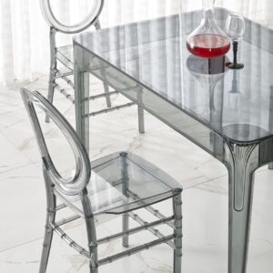 Söögilaud GOMEZ, suitsutatud klaas