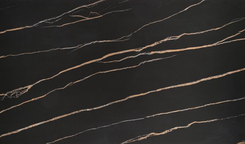 Söögilaud JOREN, must marmor / pähklipuu