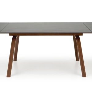 Söögilaud JOREN, must marmor / pähklipuu