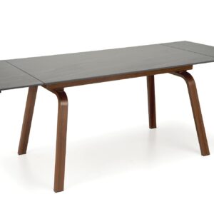 Söögilaud JOREN, must marmor / pähklipuu