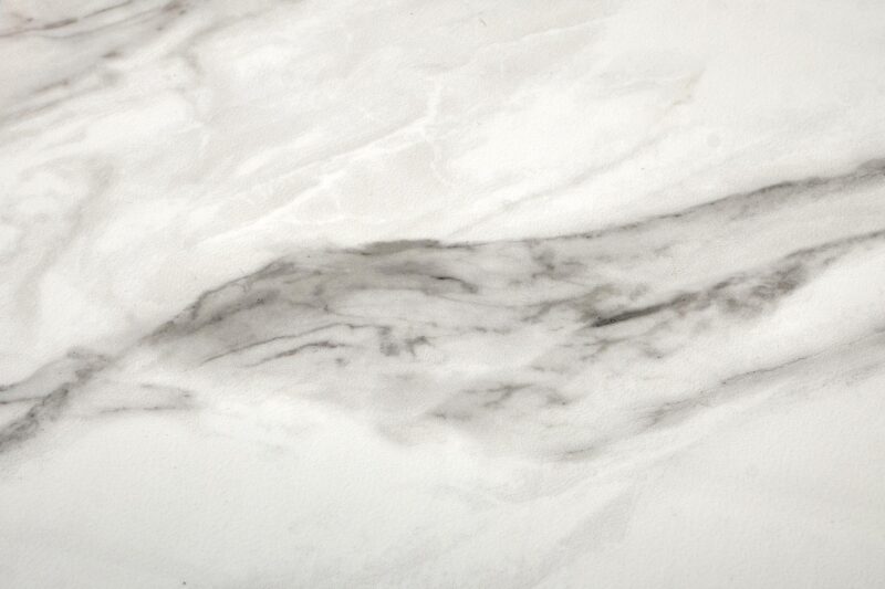 Pikendatav söögilaud OSMIR, valge marmor / must