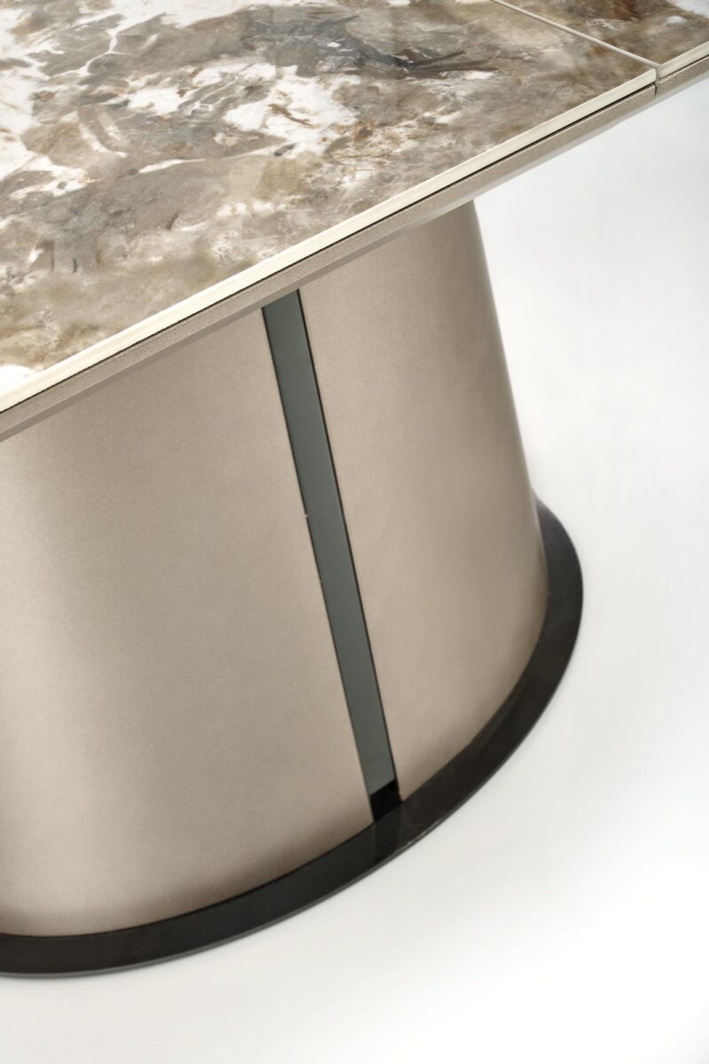 Pikendatav Söögilaud ROBION, beež marmor