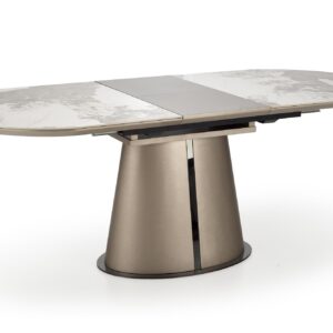 Pikendatav Söögilaud ROBION, beež marmor