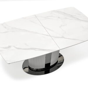 Pikendatav Söögilaud DANCAN, valge marmor