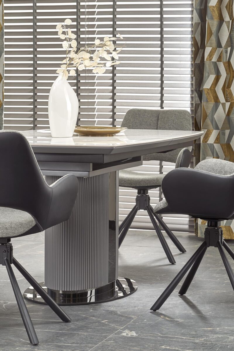 Pikendatav Söögilaud DANCAN, valge marmor