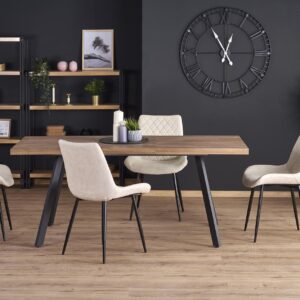 Pikendatav Söögilaud ALTENO, pähkel / must