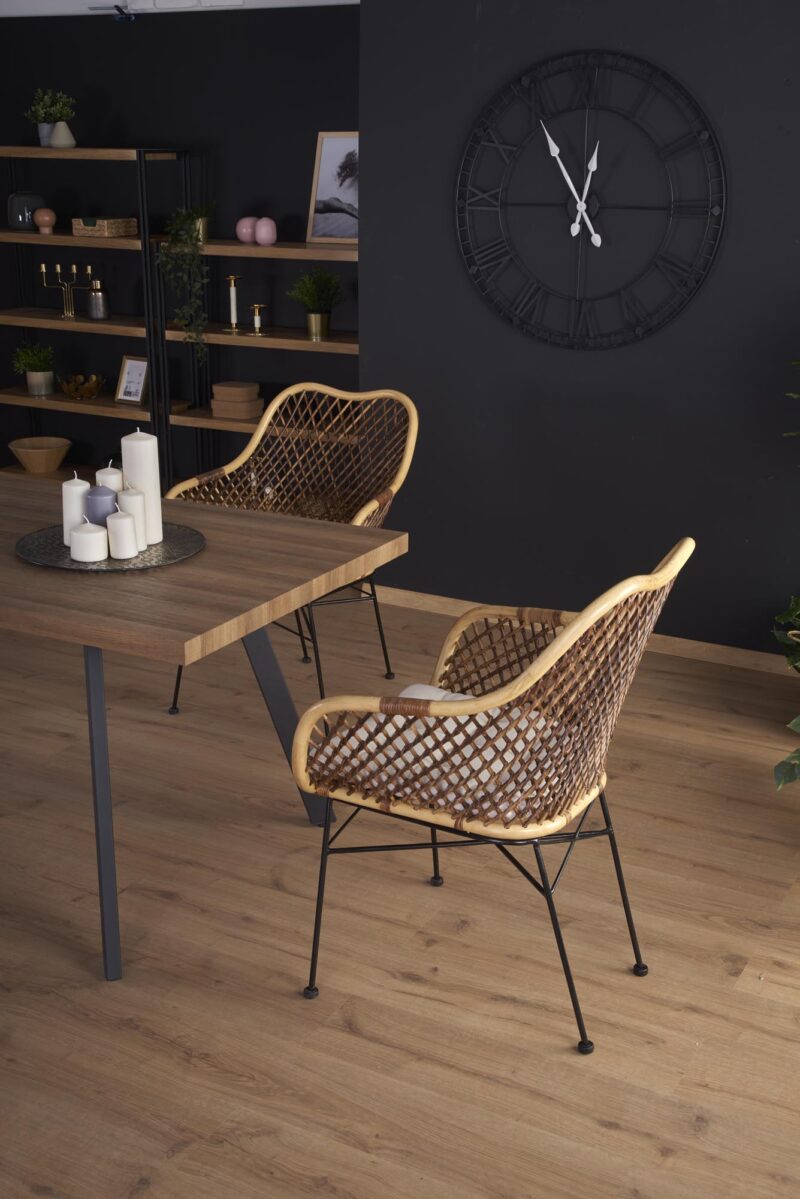 Pikendatav Söögilaud ALTENO, pähkel / must