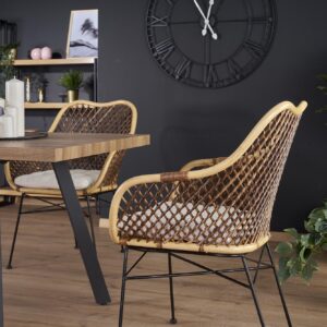 Pikendatav Söögilaud ALTENO, pähkel / must