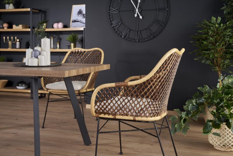 Pikendatav Söögilaud ALTENO, pähkel / must