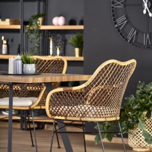 Pikendatav Söögilaud ALTENO, pähkel / must