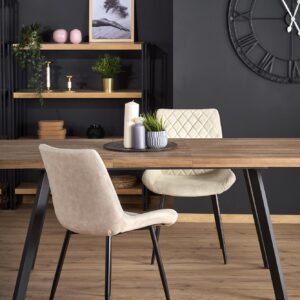 Pikendatav Söögilaud ALTENO, pähkel / must