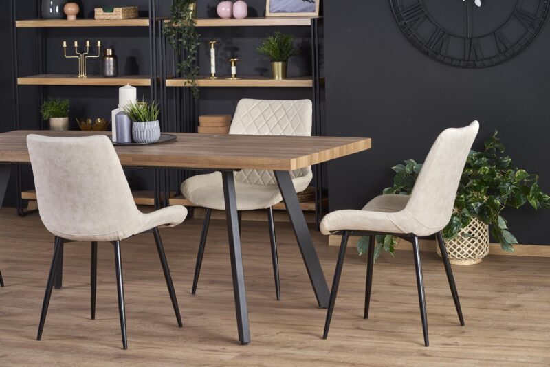 Pikendatav Söögilaud ALTENO, pähkel / must