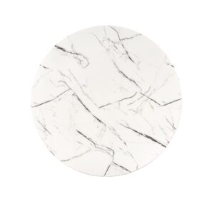 2010001196785_2 Söögilaud RAIMOND, valge marmor / kuld