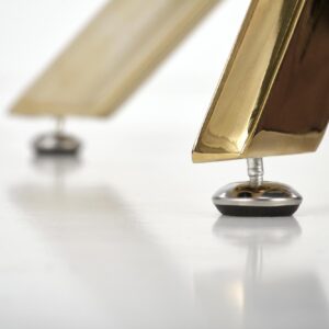 2010001196785_6 Söögilaud RAIMOND, valge marmor / kuld