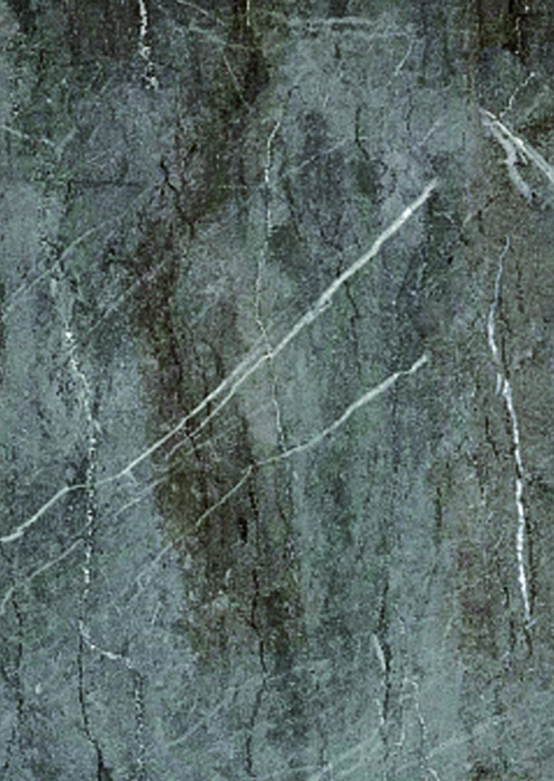 TAMARA 240 köögikomplekt, värv: esipaneel - hall marmor / must, korpus - süsinikupuit, tööpind - hall