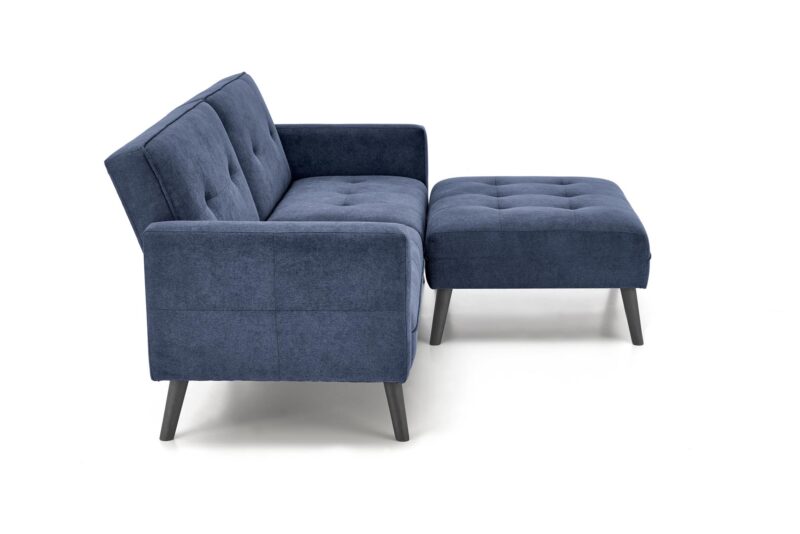 Diivan CORNELIUS, kokkuklapitav / tumbaga / sinine