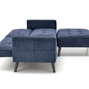 Diivan CORNELIUS, kokkuklapitav / tumbaga / sinine