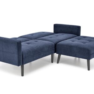 Diivan CORNELIUS, kokkuklapitav / tumbaga / sinine