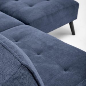 Diivan CORNELIUS, kokkuklapitav / tumbaga / sinine