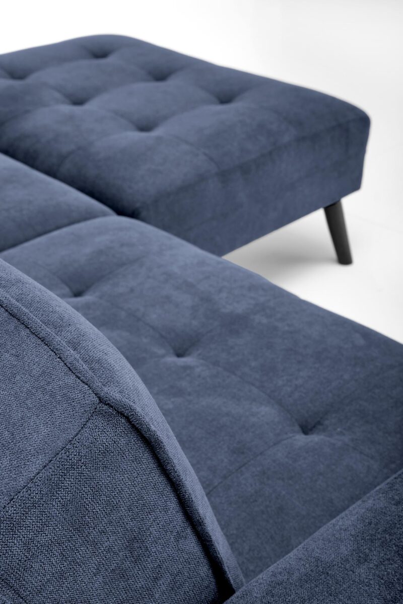 Diivan CORNELIUS, kokkuklapitav / tumbaga / sinine