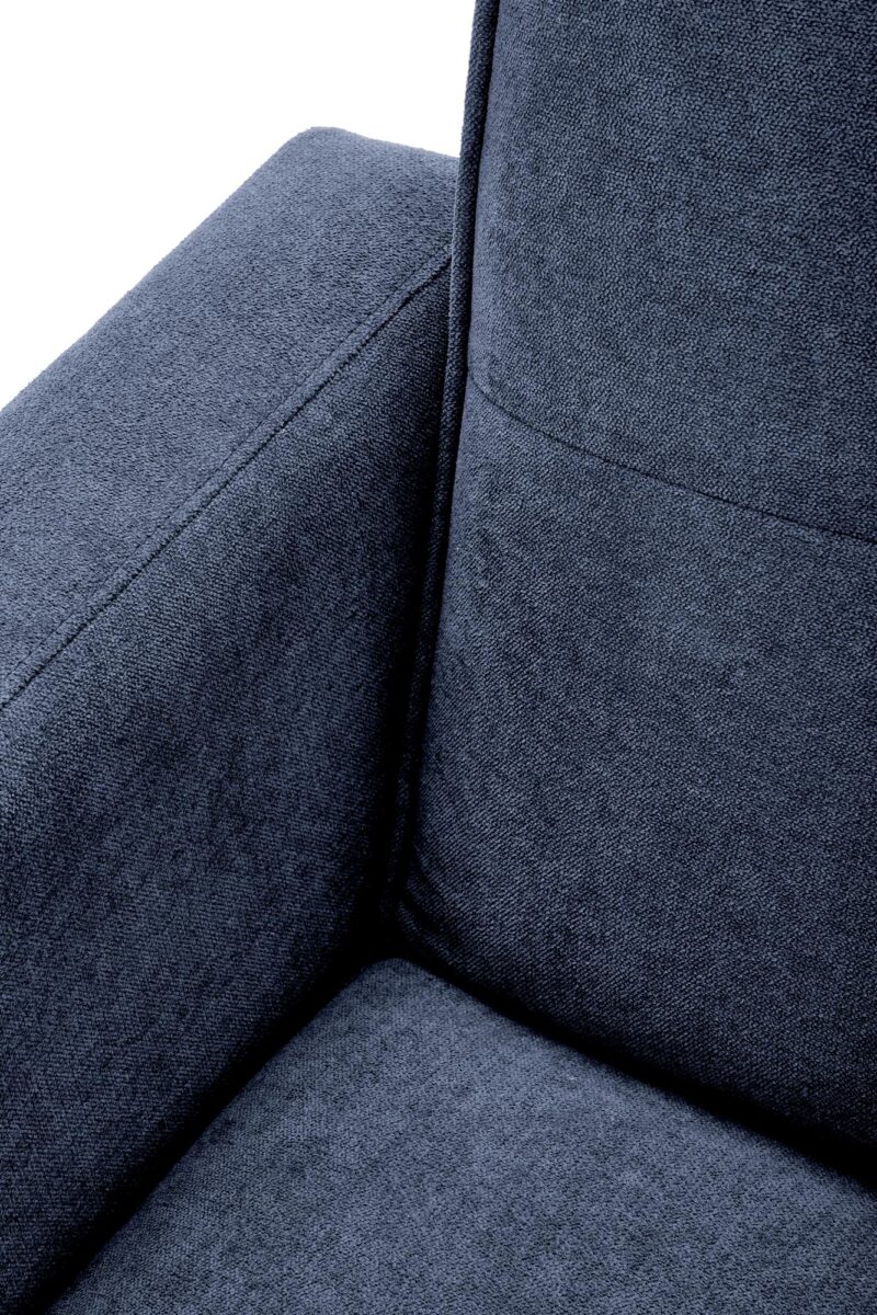 Diivan CORNELIUS, kokkuklapitav / tumbaga / sinine