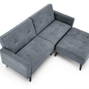 Diivan CORNELIUS, kokkuklapitav / tumbaga / hall