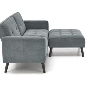 Diivan CORNELIUS, kokkuklapitav / tumbaga / hall