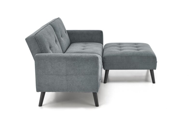 Diivan CORNELIUS, kokkuklapitav / tumbaga / hall